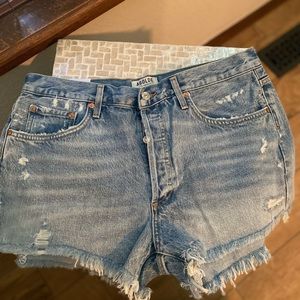 Agolde Parker Cutoff Shorts in Swapmeet NWT